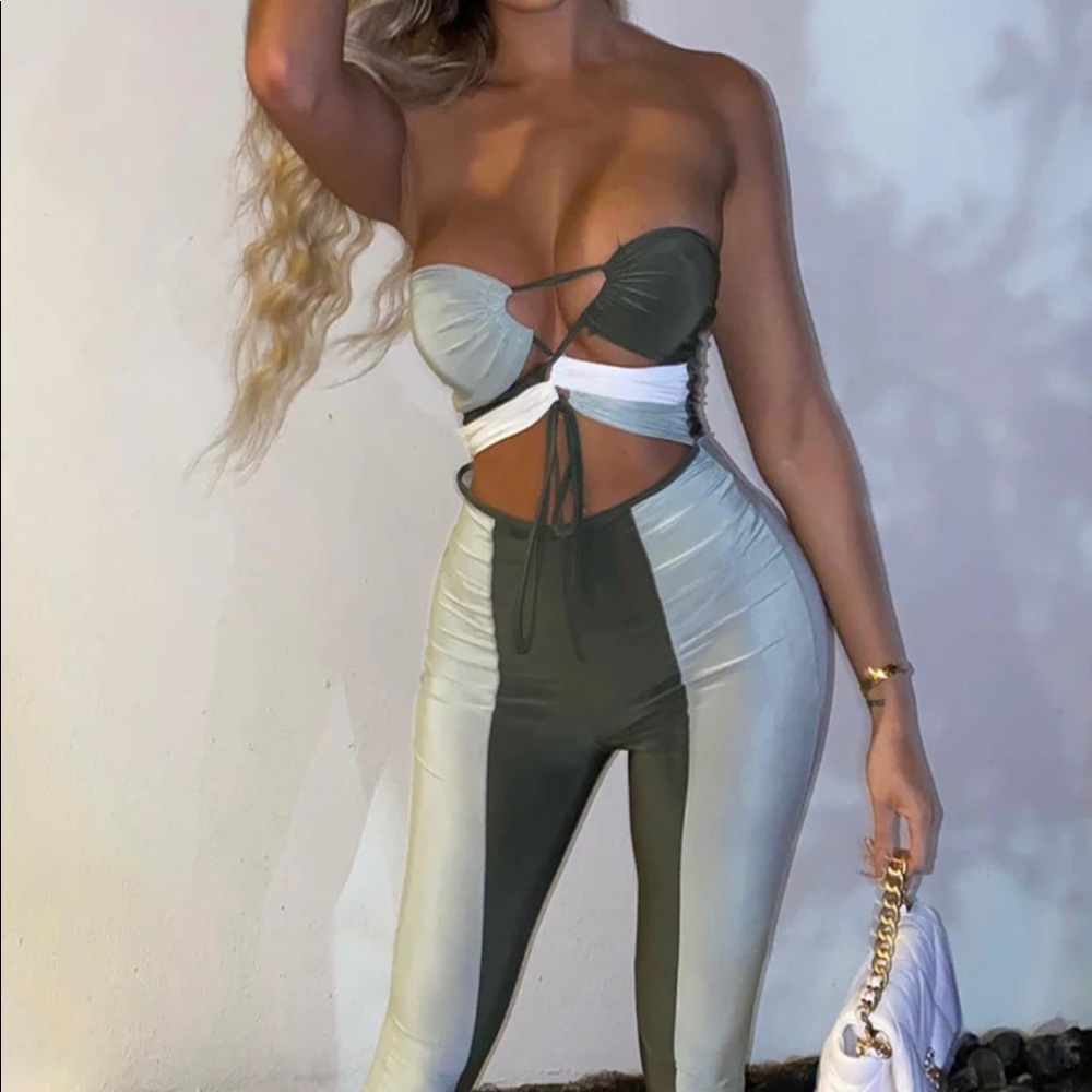 PrettyLittleThing Sage Jumpsuit